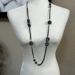 Versona Long Necklace with matching earrings. NWT